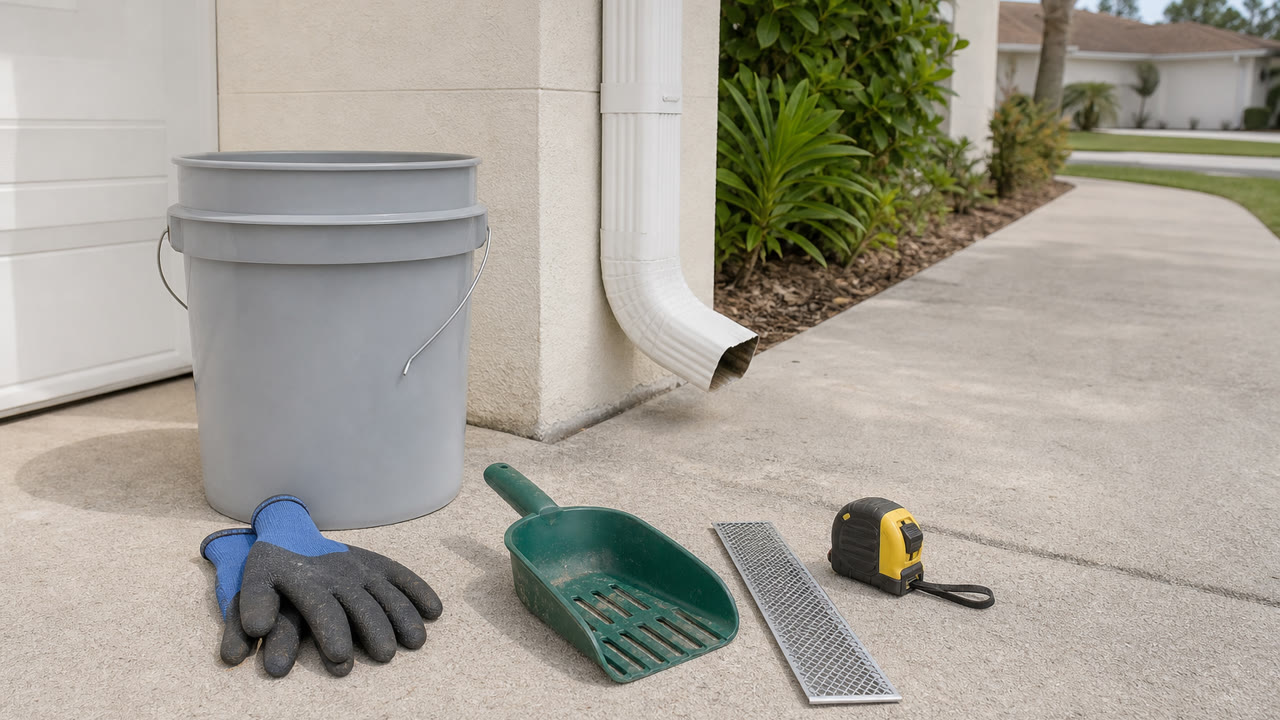 Quote Prep Checklist for gutter cleaning and gutter guards in Palm Coast
